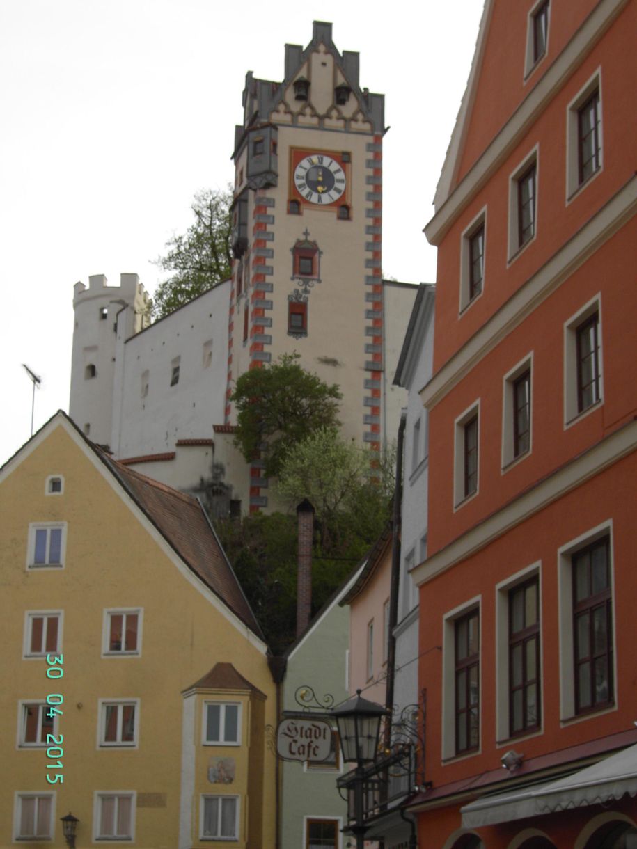 Blick auf Schloß in Füssen