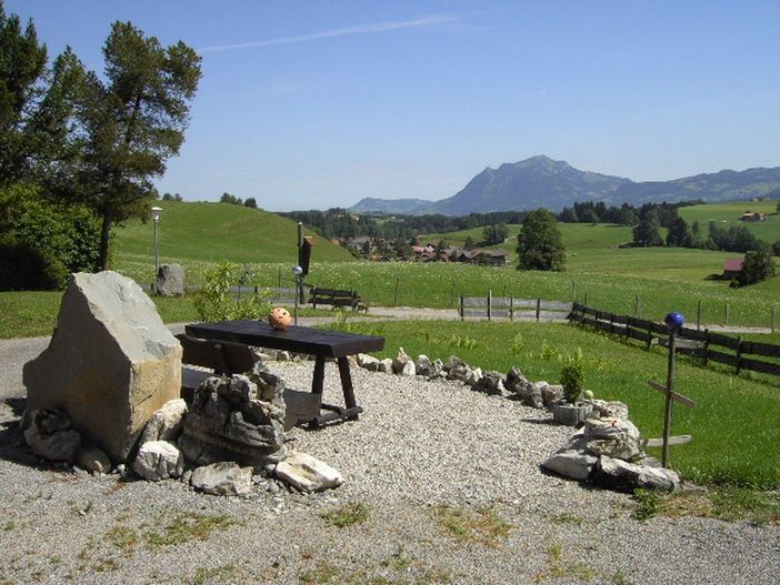 Ausblick zum Wächter des Allgäus