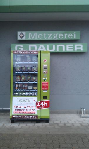 Frischebox Automat Metzgerei Dauner