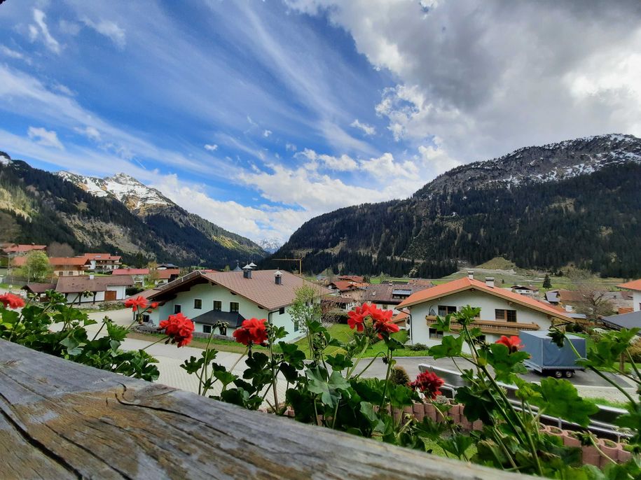 Ausblick vom Balkon