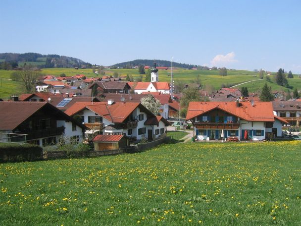 Dorfansicht - Rieden am Forggensee