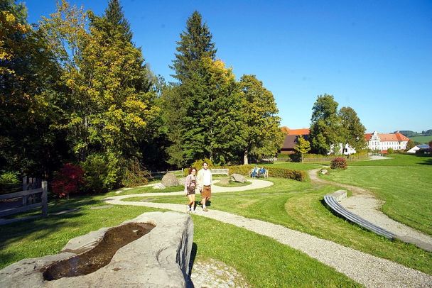 Meditationsgarten im Kneipp-Aktiv-Park Ottobeuren