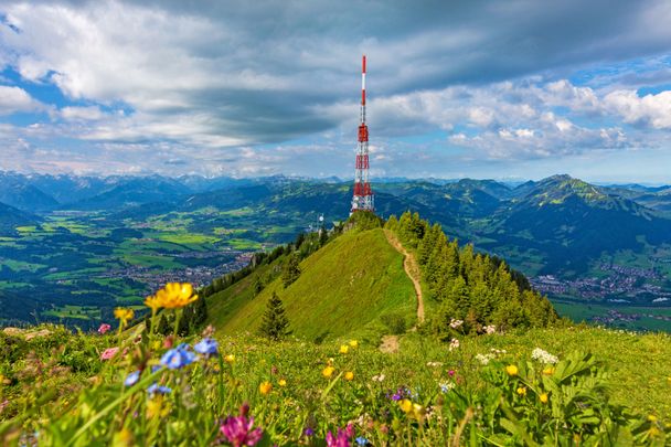 Grünten-Gipfel bei Burgberg im Allgöu