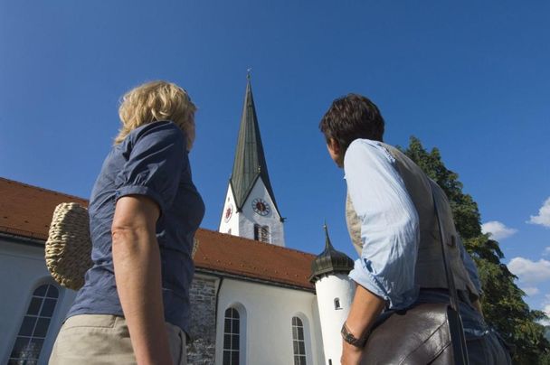 Bummeln in Fischen durch die Hauptstraße