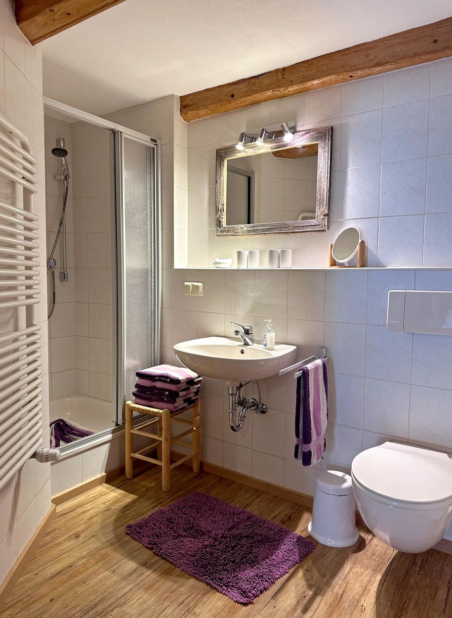 Badezimmer Ferienwohnung Mittag