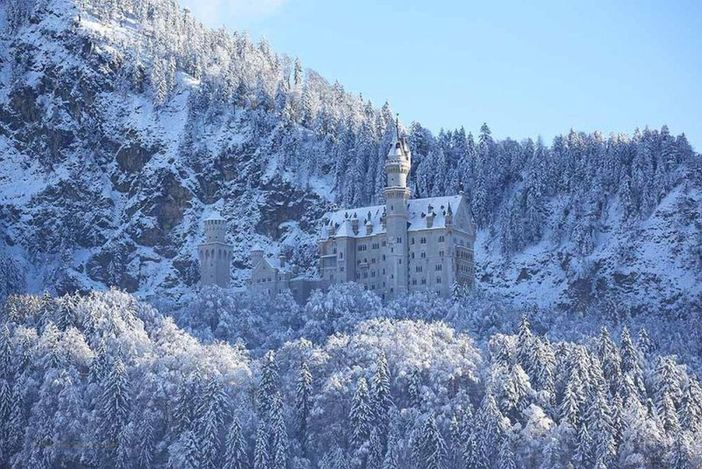 Schloß Neuschwanstein Winter