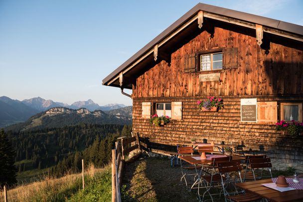 Obere Gund Alpe, am Fuße des Beslers