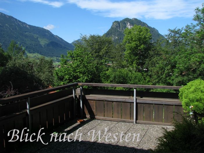 Balkon nach Westen