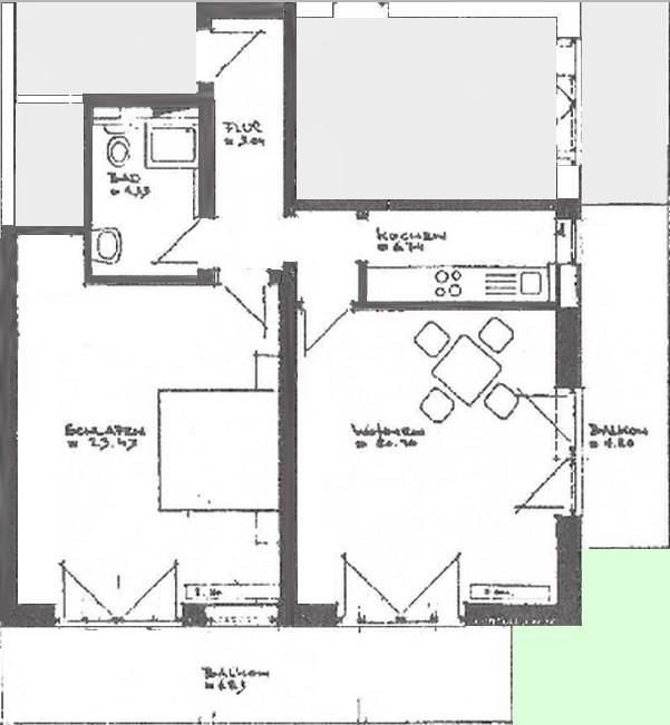 Grundriss Ferienwohnung