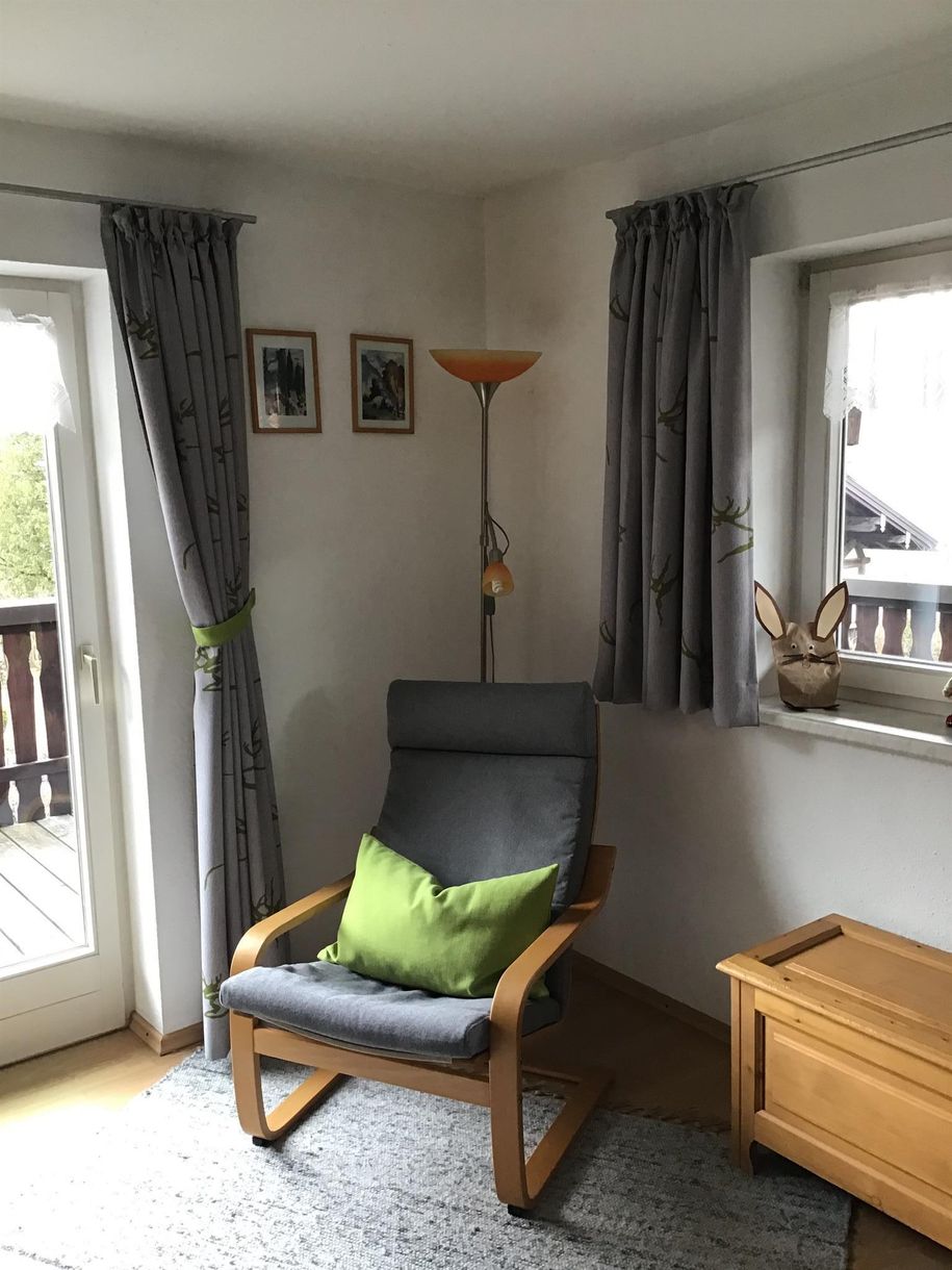 Wohnzimmer Ferienwohnung Leni