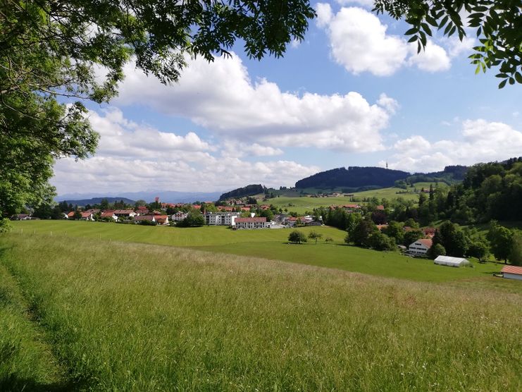 Blick auf Wiggensbach