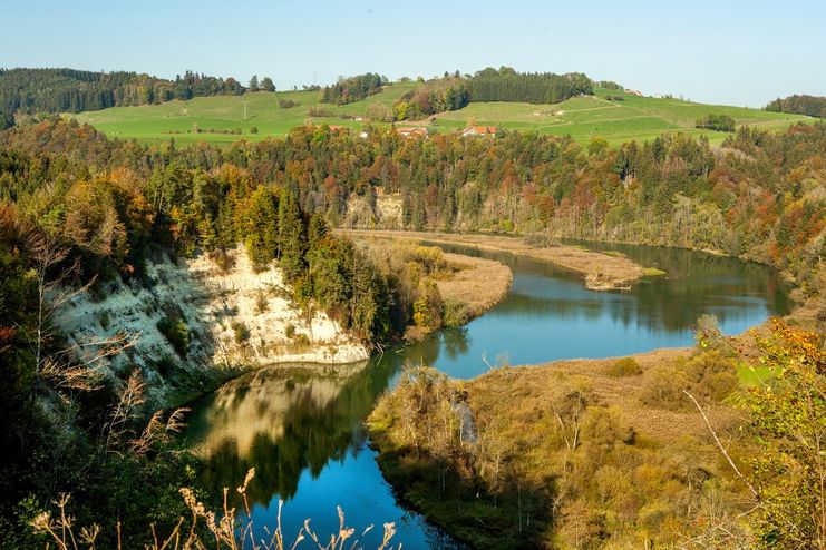 Der Illerdurchbruch am Aussichtspunkt Kalden