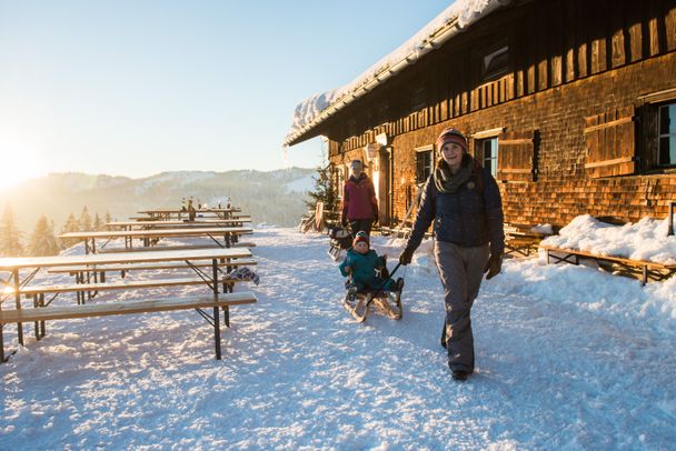 Winterwandern Grasgehren zur Mittelalpe - Obermaiselstein