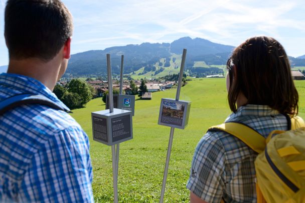 Themenplatz der Wandertrilogie Allgäu