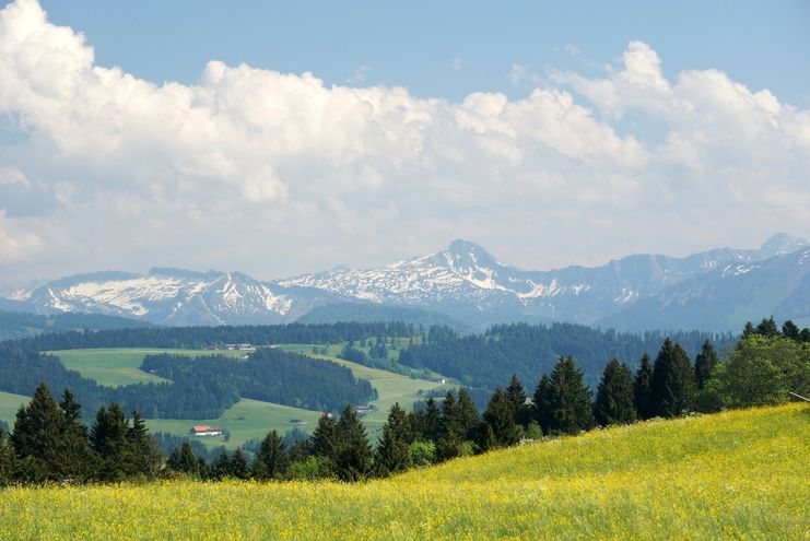 Aussicht vom skywalk allgäu