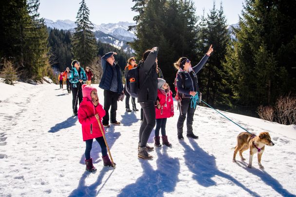 Winterführung mit dem Alpinium