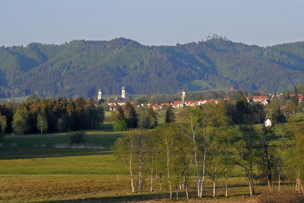 Isny mit Blick auf die Stadttürme