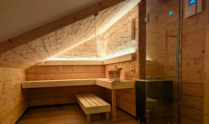 unsere Sauna lädt ein