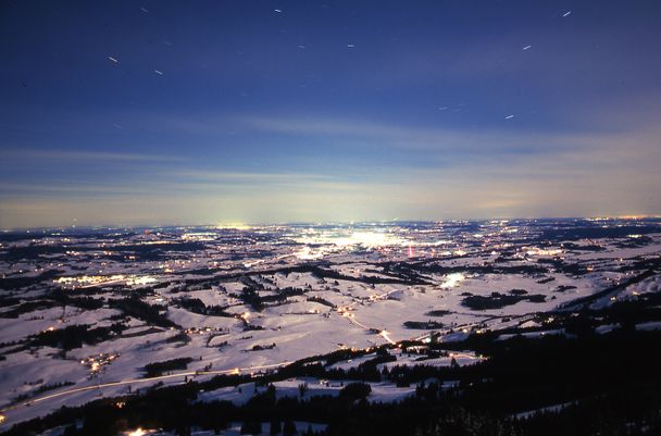 Blick vom Grünten Richtung Kempten