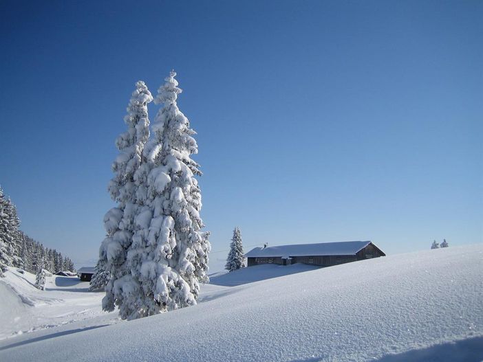 Alpspitz und Edelsberg Winter