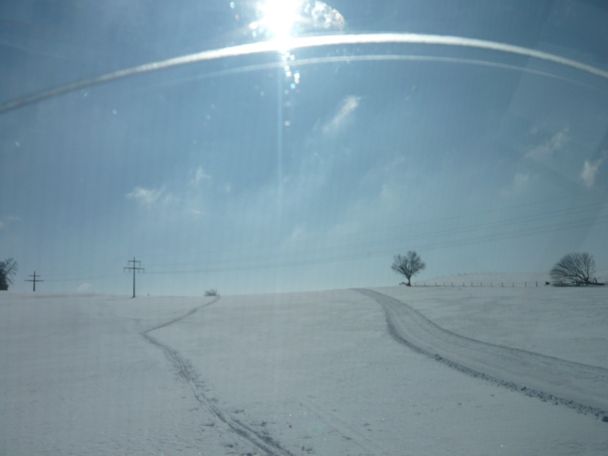 Winterlandschaft an der Loipe Durach (1)