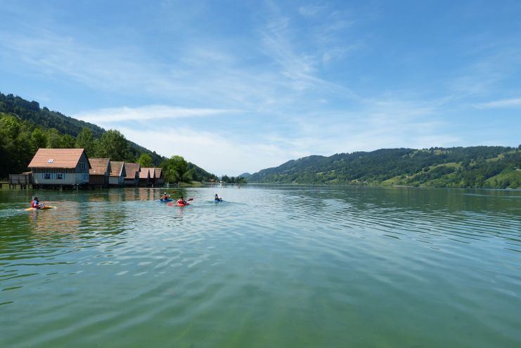 Blick auf den Großen Alpsee in Bühl/Immenstadt