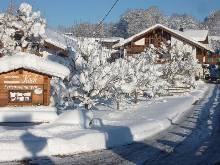 Einfahrt zum Gästehaus