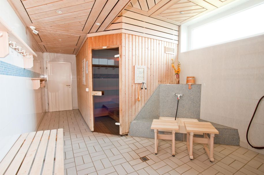 Sauna im Terrassenhaus