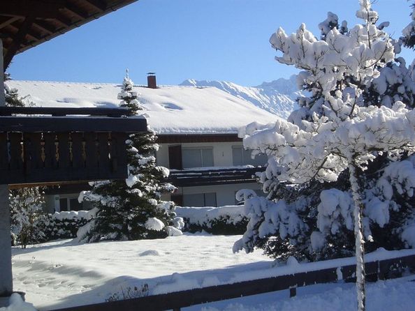 Haus Hörnergruppe im Winter