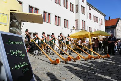 Auf dem Markt in Immenstadt findet jeden Samstag der Wochenmarkt statt.