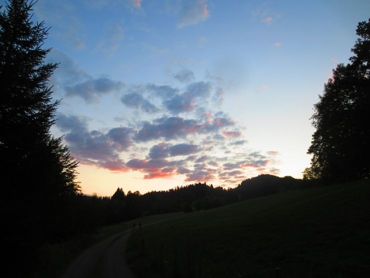 Sonnenaufgang bei Schindelberg