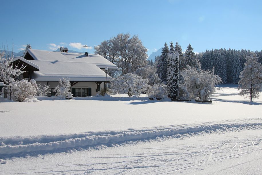 Haus Allgäu mit Loipe