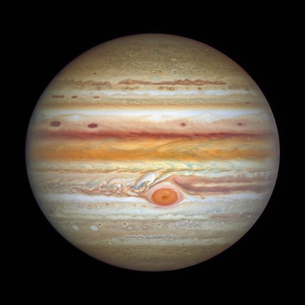 Jupiter mit großem rotem Fleck