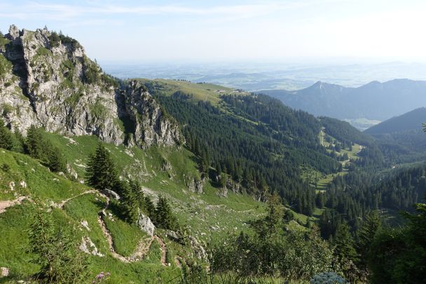 Blick auf den Füssener Voralpenland