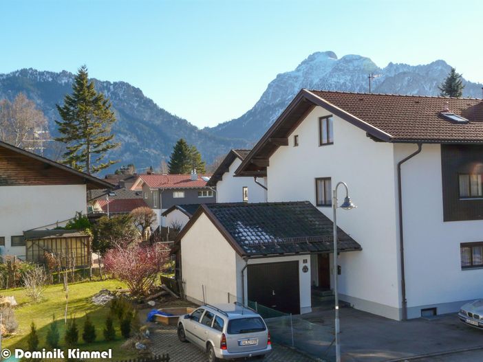 Blick Richtung Säuling und Schloss Neuschwanstein