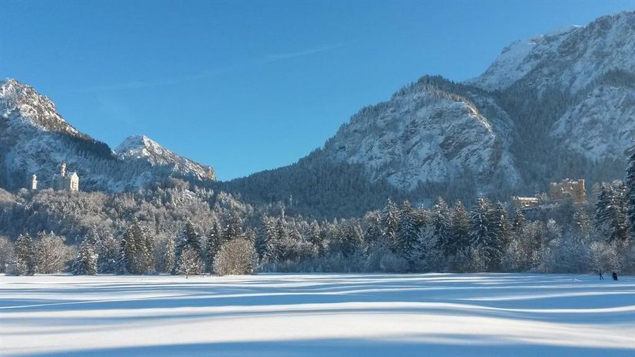 Schloss Neuschwanstein und Hohenschwan in der Nähe