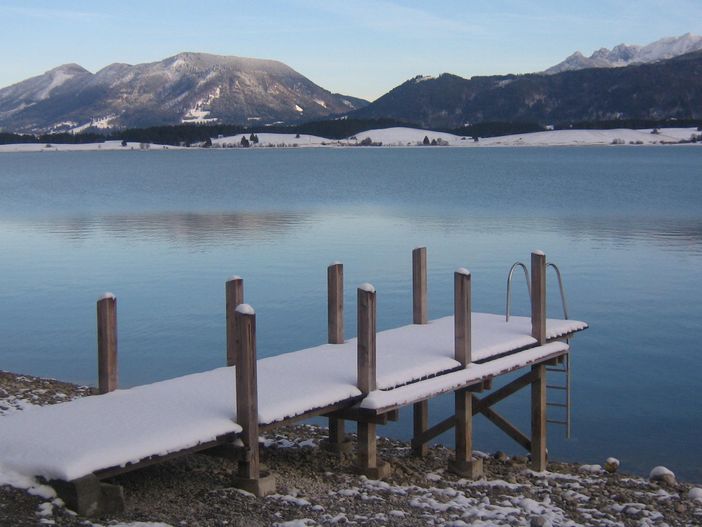 Forggensee im Winter