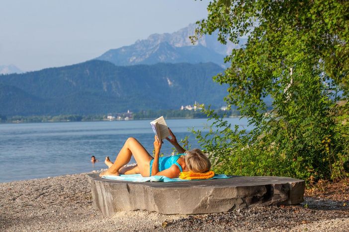 Ausflug  Ausruhen am Forggensee