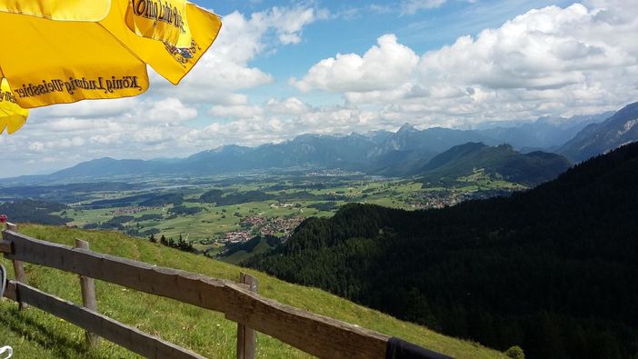 Blick Kappeler Alm Richtung Füssen