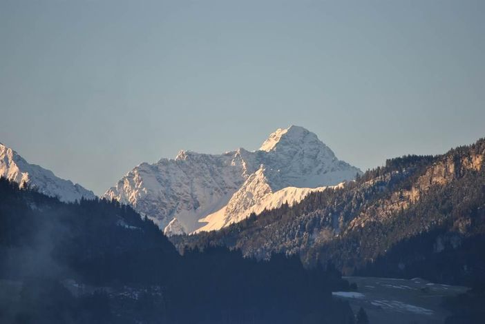 Blick zum Widderstein im Süden