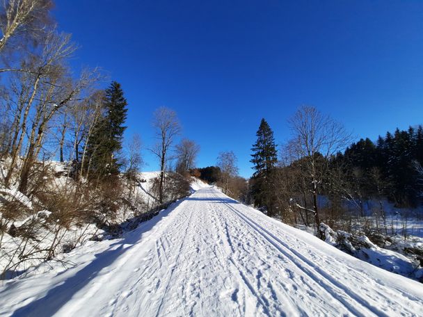 Winterwanderweg Alter Bahndamm Weitnau