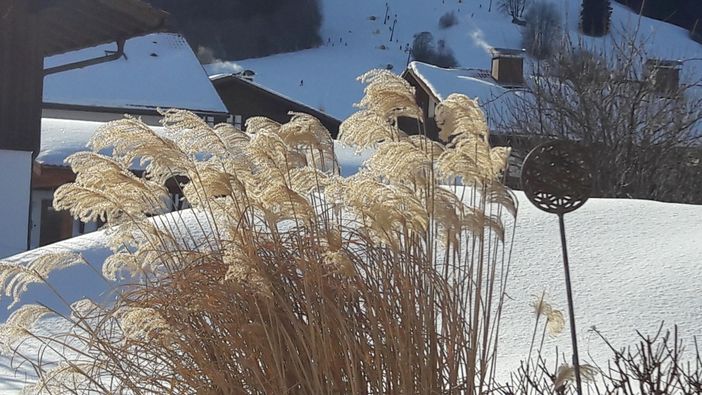 Blick zu den Skiliften im Skizentrum