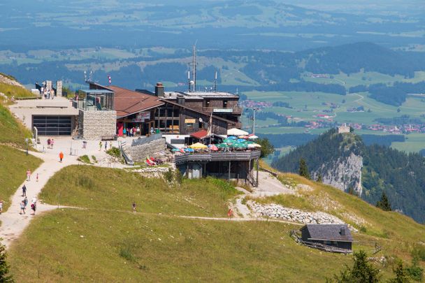 Bergstation der Breitenbergbahn und Berghaus Allgäu