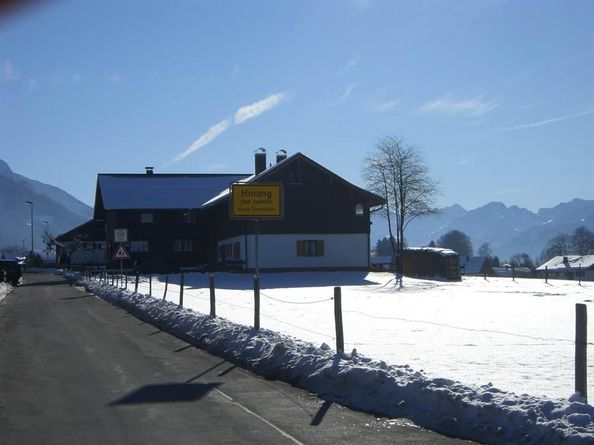 Haus im Winter