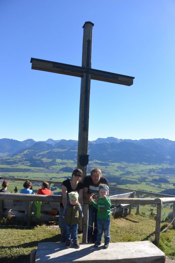 Am Gipfelkreuz