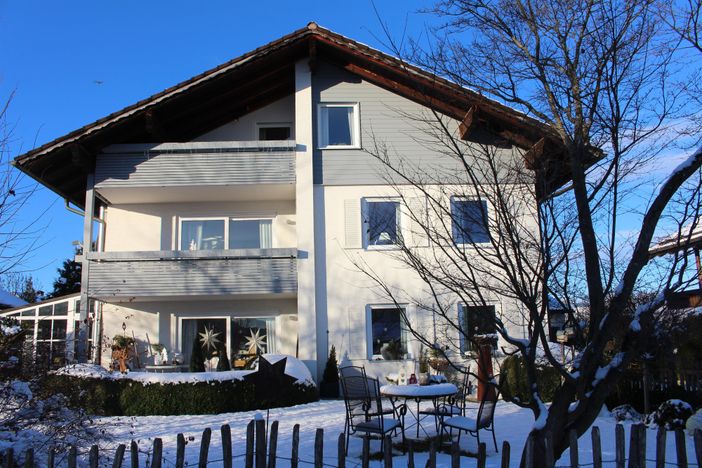 Haus im Winter