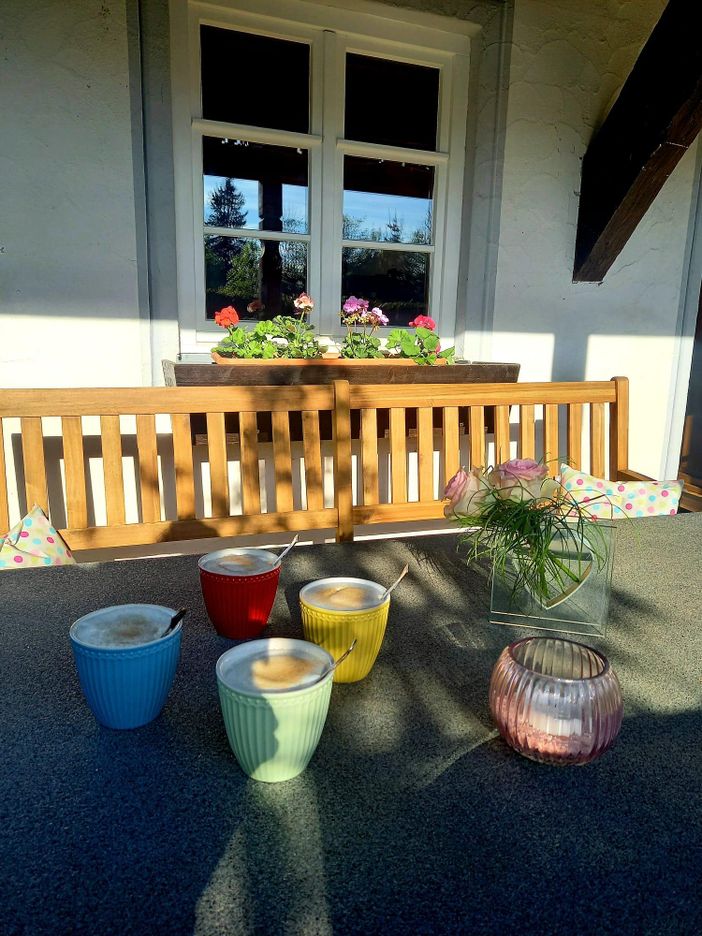 Kaffe im Garten