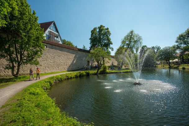 Stadtmauer und Kurpark Isny