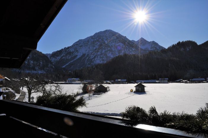 Ausblick Fewo im Winter