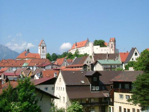 Die Altstadt von Füssen.